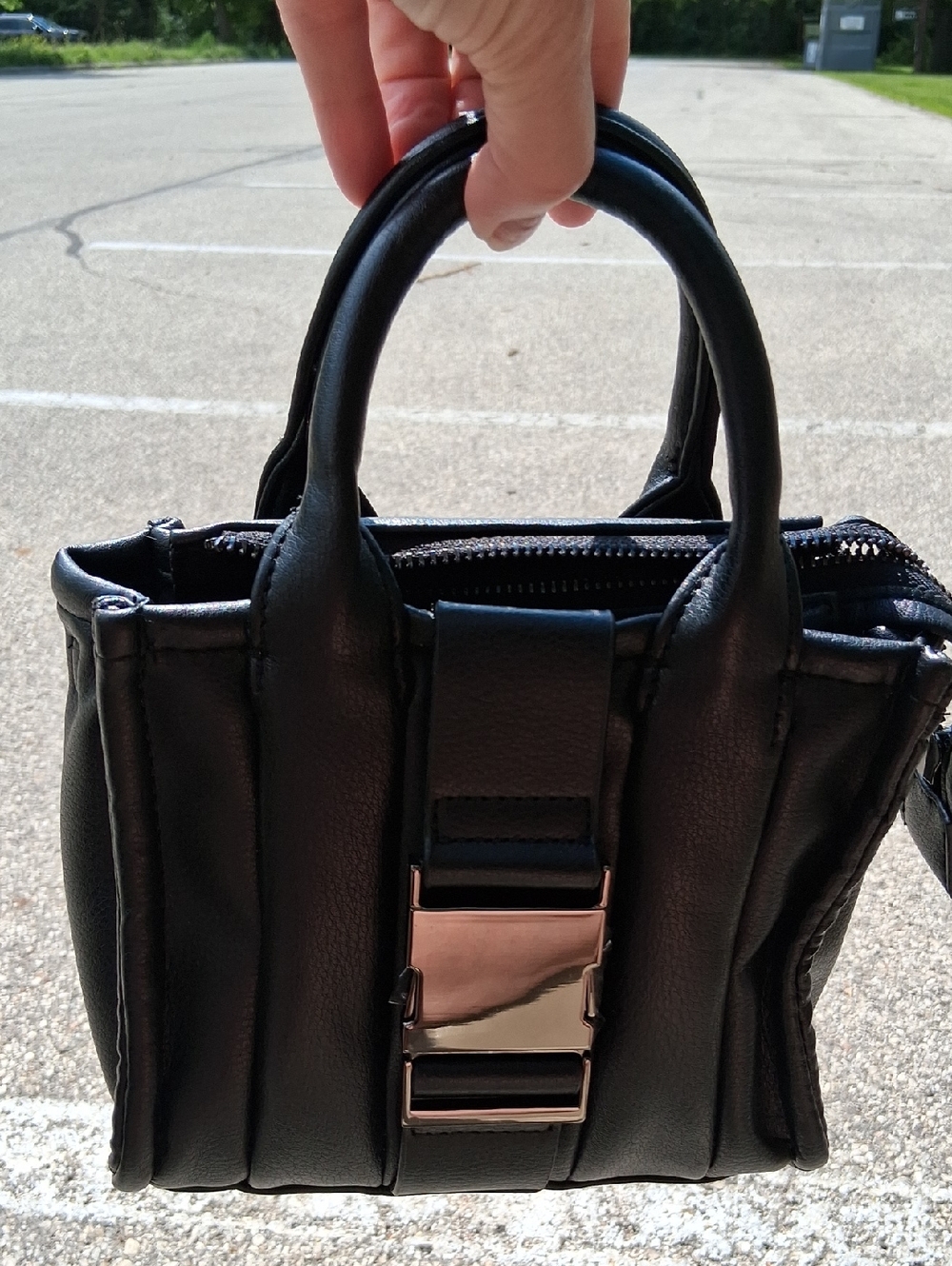🎉2/$13 Madden Girl Mini Tote/ Crossbody Bag Guitar Strap